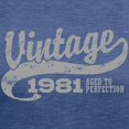 thumbnail image 3 of CafePress - Vintageaged1981c Women's Deluxe T Shirt - Womens Tri-blend T-Shirt, 3 of 4
