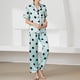 thumbnail image 2 of Camisón de mujer Gibobby Conjunto de pijamas ropa de dormir lencería Sexy Satén de Seda verde L, 2 of 5