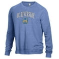 thumbnail image 2 of Men's Heathered Blue UC Riverside Highlanders The Champ Tri-Blend Pullover Sweatshirt, 2 of 3