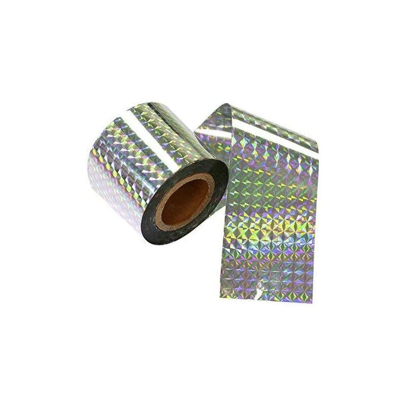 Bande Répulsive Anti-oiseaux - 4 Rouleaux De 80m X 2,4cm - Ruban Réfléchissant PET - Pour Protéger Jardin, Plantes, Cultures
