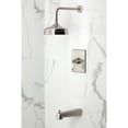 thumbnail image 2 of Kingston Brass KB6348PL Demure Single-Handle Pressure Balanced Tub and Shower Faucet, Brushed Nickel, 2 of 7