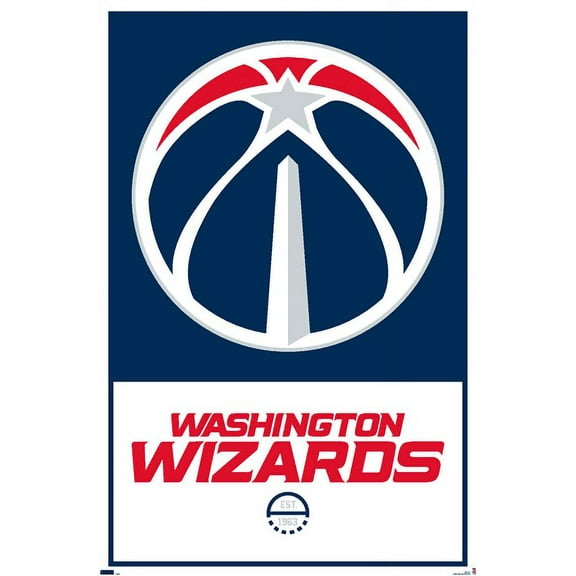 NBA Washington Wizards - Logo 21 Wall Poster, 22.375" x 34"