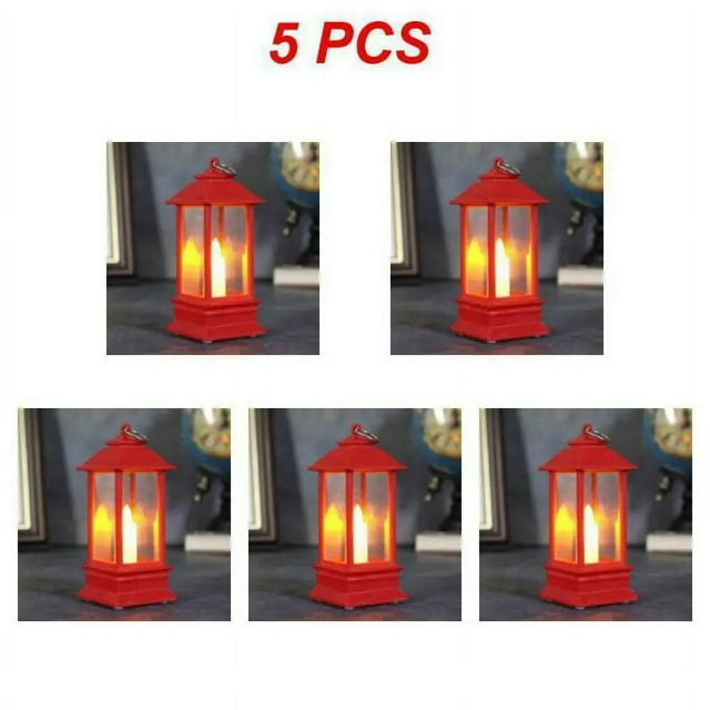 5PCS Halloween Decorations Led Candle Light Pumpkin Ghost Hanging LED Lantern Lamp Horror Props Halloween Party Home Bar Decor