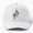 White, variant on Champ Lake Monster Baseball Hat, Cryptid Water Creature Character Design, Classic Cap