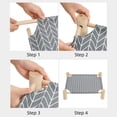 thumbnail image 5 of Patas Lague Cat and Dog Hammock Bed for Small Dogs, Brethable Wooden Cat Pet Rabbit Elevated Cooling Outdoor Bed Cots Furniture for All Seasons Monstera Leaf, 5 of 5