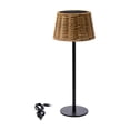 thumbnail image 3 of Merkury Solar Outdoor Weather-Proof Rattan Shade Lamp, 3 of 5