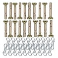 thumbnail image 4 of BBilaBu 20-Pack Snow Blower Shear Pins & Cotter Pins, Replacement For Snow Blowers, Heavy Duty Steel Auger Pins For Snow Removal Machines, 4 of 9