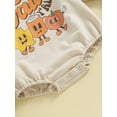 thumbnail image 6 of KelaJuan Toddler Baby Sweatshirt Rompers Halloween Pumpkin Print Long Sleeve Jumpsuit for Newborn Infant Cute Fall Clothes, 6 of 6