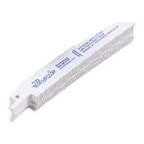 12 Pc Set Pack Super Cutter Reciprocating Saw Blades Thin & Heavy Gauge Metal 14 TPI 6" x 7/8" x .062" for Industrial Fire & Rescue