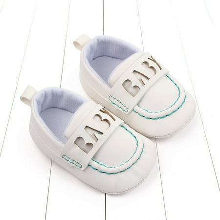 

nsendm Spring And Summer Children Baby Toddler Shoes Boys And Girls Flat Bottom Light Slip On Size 3 Shoes for Girls White 0 Months