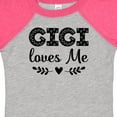 thumbnail image 4 of Inktastic Gigi Loves Me Baby Girl Clothes Girls Baby Bodysuit, 4 of 5