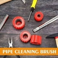 6 Pieces Copper Pipe Cleaners, Handy Sized Plumber, Tube Cleaning Brush