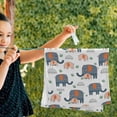 thumbnail image 3 of Cute Mom Baby Elephant Hand Towels, Happy Mother's Day Kitchen Towel Ultra Soft and Absorbent,Decorative Fingertip Face Towel for Bathroom Hotel, 2 PCS, 28.3"x 14.4", 3 of 5