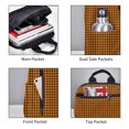 thumbnail image 3 of Disketp Black And Orange Houndstooth Mochila Ligera e Impermeable, Mochila de Día Resistente para Viajes, Senderismo y Uso Diario para Hombre y Mujer, 3 of 7