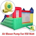 thumbnail image 4 of Veryke Air Blower Pump, Air Mattress Pump, Electric Air Pump, Pump Fan Commercial Inflatable Bouncer Blower, Bounce House Blower for Inflatable Bounce House Bouncy Castle, Yellow (950Watt 1.25HP), 4 of 6