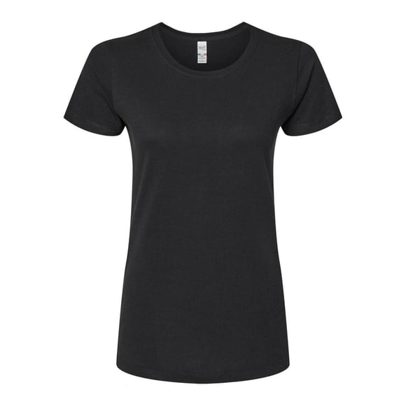 Playera M&O Knits para Mujer Lisa Manga Corta Cuello Redondo