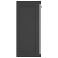 thumbnail image 5 of vidaXL Armoire de Rangement d'Extérieur Grise et Noire 65x37x85 cm PP, 5 of 5