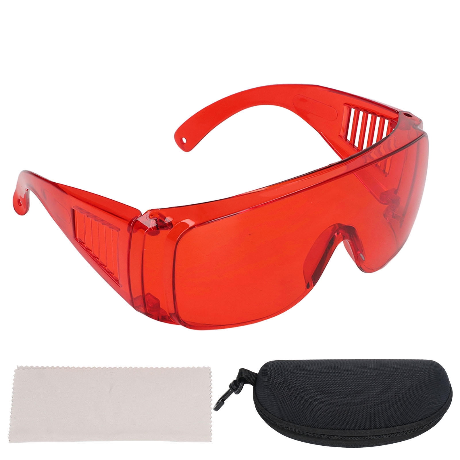 Yajisi 180‑532nm Laser Safety Goggles Red Protective Glasses for Fiber Optic Technicians – 1 Pair