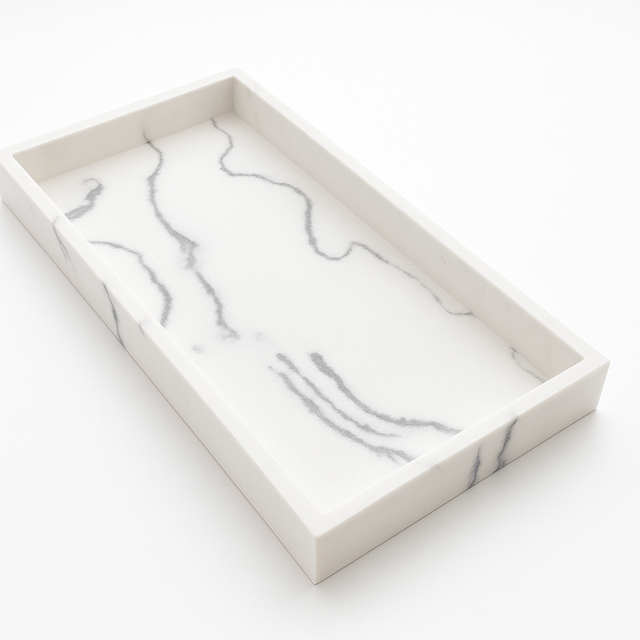 Anko Marble Look Rectangular Tray