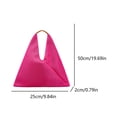 thumbnail image 4 of Diseñador Bolsos Hobos Slouchy Bolso Hombro Gran Capacidad para Mujer (rosa) Rojo, 4 of 5