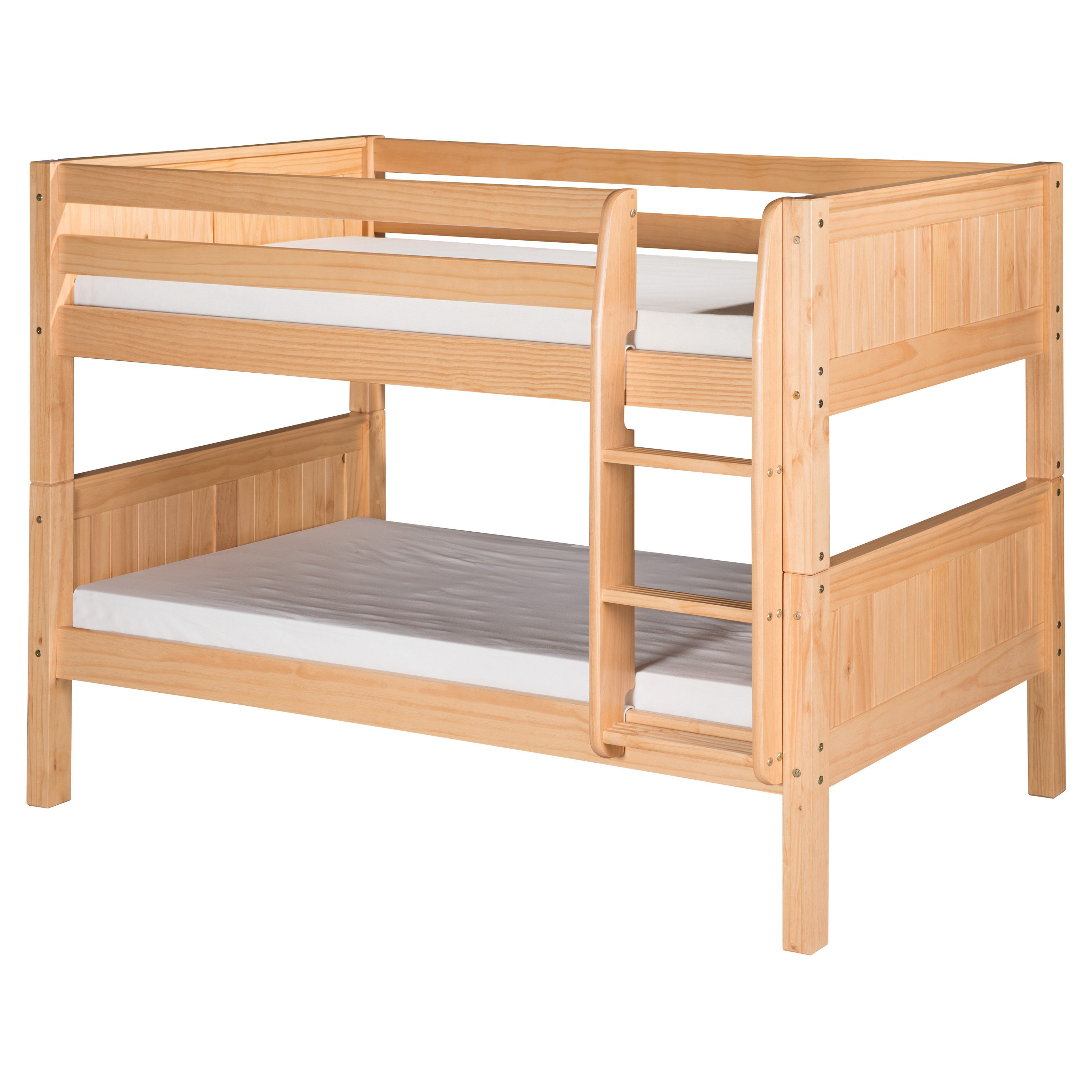 Camaflexi Panel Headboard Twin Over Twin Low Bunk Bed Walmartcom - camaflexi panel headboard twin over twin low bunk bed walmartcom -