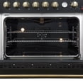 thumbnail image 4 of Marco 36-Inch Gas Range Black & Antique Brass Design, 6 Burners 67,000 BTU, 5.36 cu.ft. Convection Oven, 4 of 5