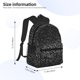 thumbnail image 2 of Disketp Black And White Dotted Mochila Ligera Clásica con Múltiples Bolsillos, Mochila Casual para Hombre y Mujer, Ideal para Escuela, Trabajo y Viajes, 2 of 6