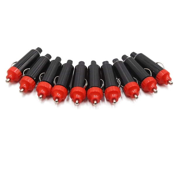 10Pcs 12V 24V Encendedor de Coche Cargador Enchufe Conector Adaptador de Alimentación