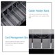 thumbnail image 4 of Organizador de cables transparente, soporte para cables, organizador de cables, caja de gestión de cables, 4 of 6