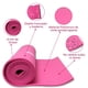 thumbnail image 3 of Set 6 Tapetes para practicar Yoga 6 mm Fuxion Sports rosa Unitalla Fuxion Sports YM6MM-1, 3 of 5