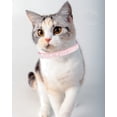 thumbnail image 4 of Breakaway Cat Collars with Bell,Adjustable Safe Kitten Collar,Cat Collars for Girl Cats with Rhinestone Soft Velvet, 4 of 7