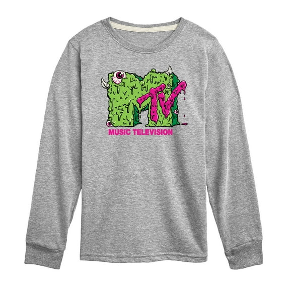 MTV - Slime Logo - Toddler & Youth Long Sleeve Graphic T-Shirt