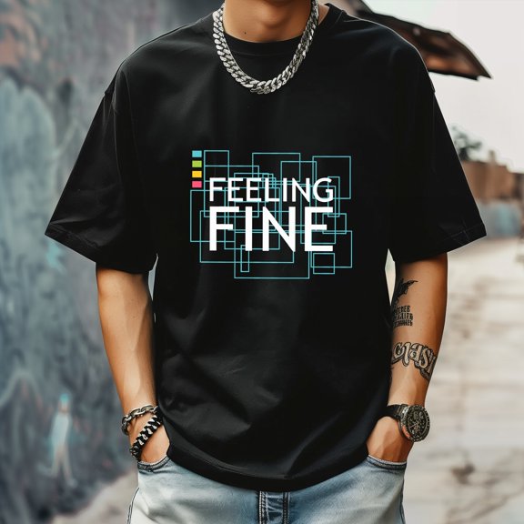 Men's T Shirt Round Neck Patterned Tee Summer New Sports Shirt Vintage Style Gift for Friends XS