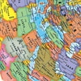 thumbnail image 4 of Globo terráqueo giratorio educativo para niños, globo terráqueo decorativo con geografía fácil de leer, océanos azules vibrantes y masas de tierra coloridas, tamaño perfecto para uso en el aula o la, 4 of 5