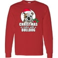 thumbnail image 3 of Inktastic Christmas is Better with a Bulldog Long Sleeve T-Shirt, 3 of 5
