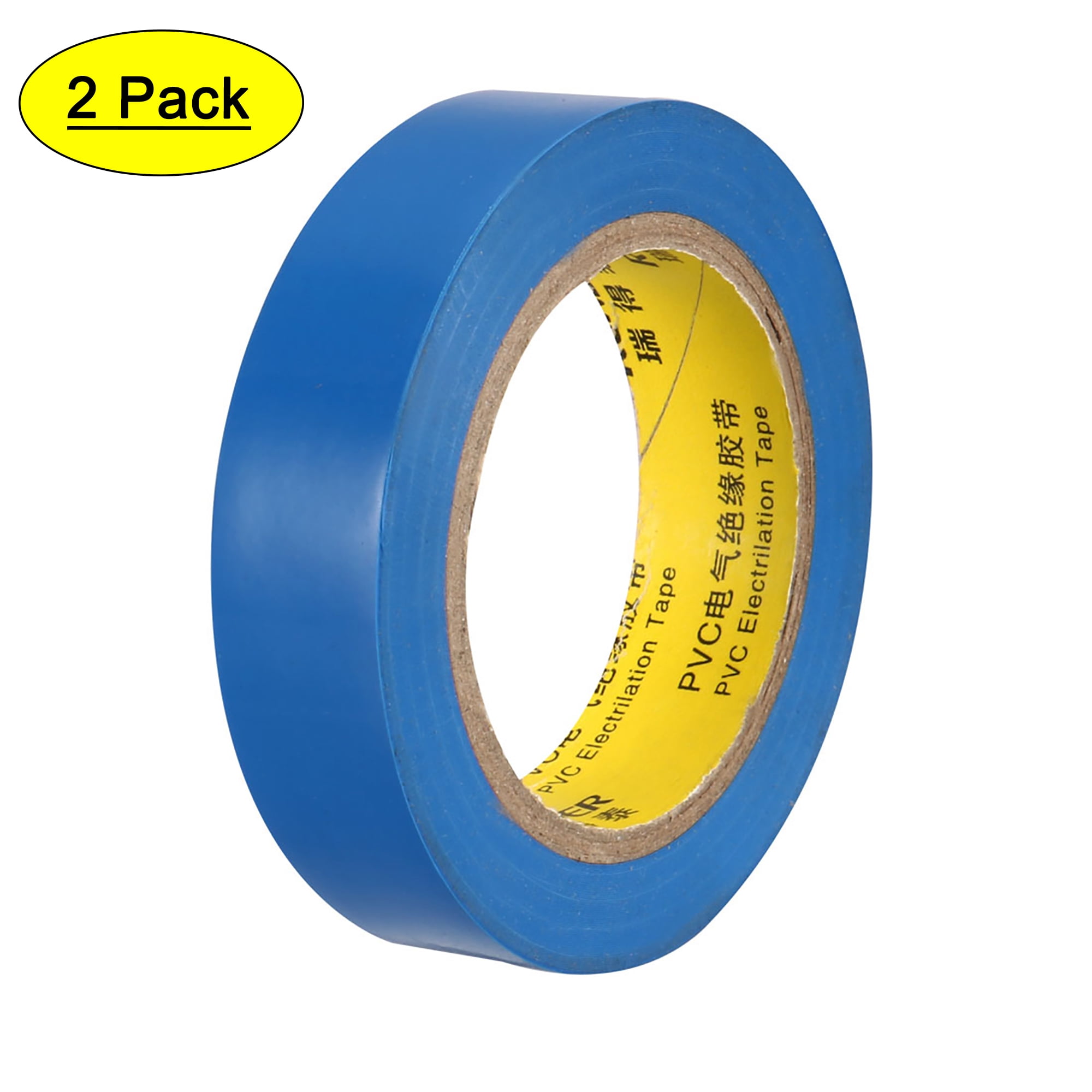 Black PVC Electrical Wire Heat Resistant Vinyl Insulating Tape Roll 16mm.t 
