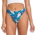 thumbnail image 1 of Balery Swan On The Pond Tangas de Algodón para Mujer con Estampado – Ropa Interior Sexy, Transpirable, G-string-X-Large, 1 of 6