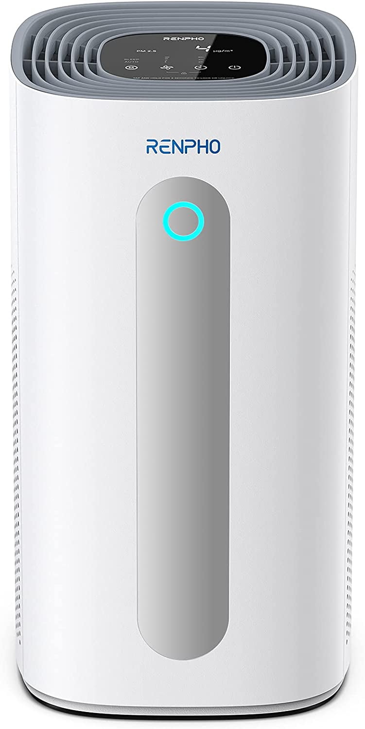 RENPHO Air Purifier for Large Room up to 2420 Sq.ft, H13 True HEPA