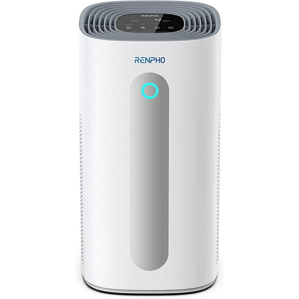 RENPHO True HEPA Air Purifier RM003, Air Cleaner for Large Room up to 2420 ft², PM2.5, White