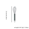 thumbnail image 2 of US 3-6 Pcs STAINLESS STEEL BALLOON WIRE WHISK WHIP MIX STIR BEAT 8/10/12 inch, 2 of 12
