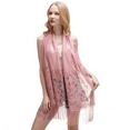 thumbnail image 7 of RIIQIICHY Womens Floral Lace Scarf Pashmina Scarves for Women Shawls and Wraps for Evening Dresses Peach, 7 of 7