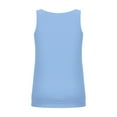 thumbnail image 4 of Juesizh Tank Tops for Women Plus Size Sleeveless V Neck Tops Casual Loose Solid Color Elasticity Summer Tee Tops, S-3XL, 4 of 6