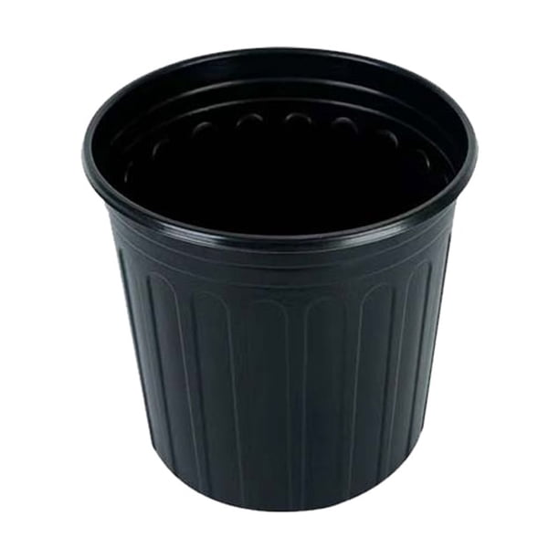 Inteprter caja de cultivo maceta maceta de vivero macetas de plástico suculenta interior maceta ligera jardín negro / 18.818.513.5 Type2 NO2