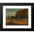 thumbnail image 2 of Edward Mitchell Bannister 18x14 Black Modern Framed Museum Art Print Titled - Fishing Shacks (ca. 1877-1885), 2 of 5