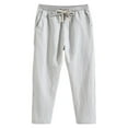 thumbnail image 1 of Ketyyh-chn99 Men Sweatpants Relaxed Fit Lounge Pants Drawstring Work Pants with Cargo Pocket Man Pants Grey,XL, 1 of 2