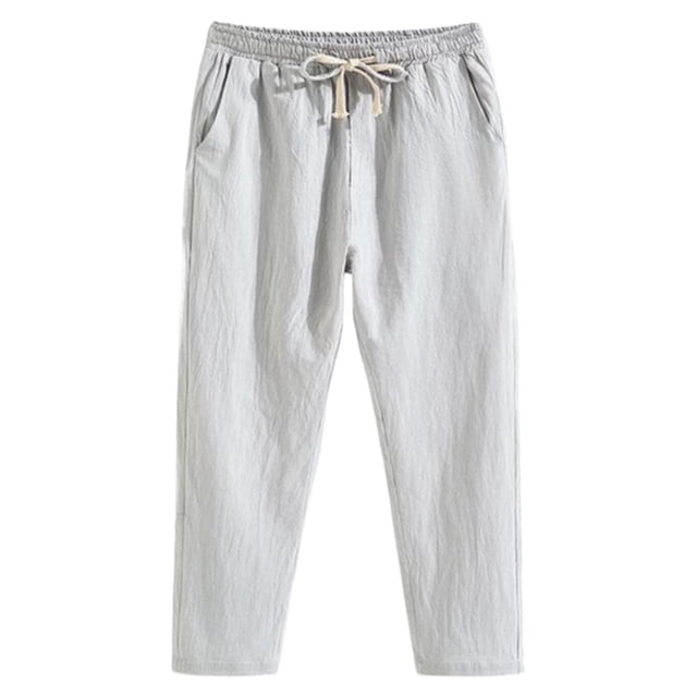 Ketyyh-chn99 Men Sweatpants Relaxed Fit Lounge Pants Drawstring Work Pants with Cargo Pocket Man Pants Grey,XL