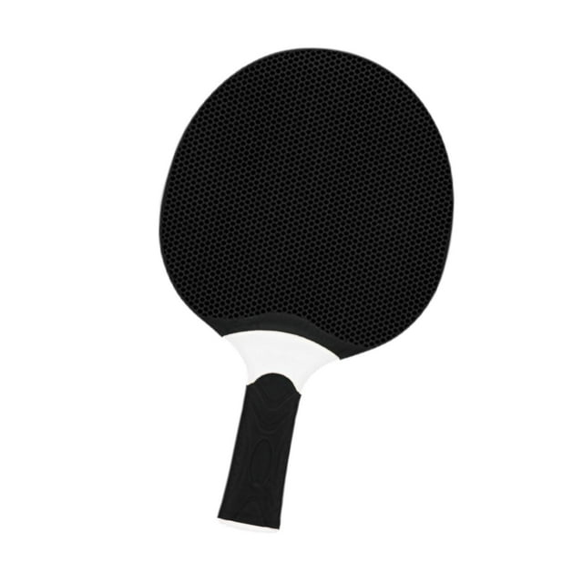 Raqueta de tenis de mesa de pingpong para entrenamiento de práctica actividades al aire libre Negro
