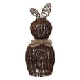 thumbnail image 1 of Tdxkok Handwoven Rattan Easter Bunny Figurine Rustics Holiday Decoration Accents Natural Woven Rabbits Sculpture for Spring Home and Garden Display Easter Home Decor, 1 of 6
