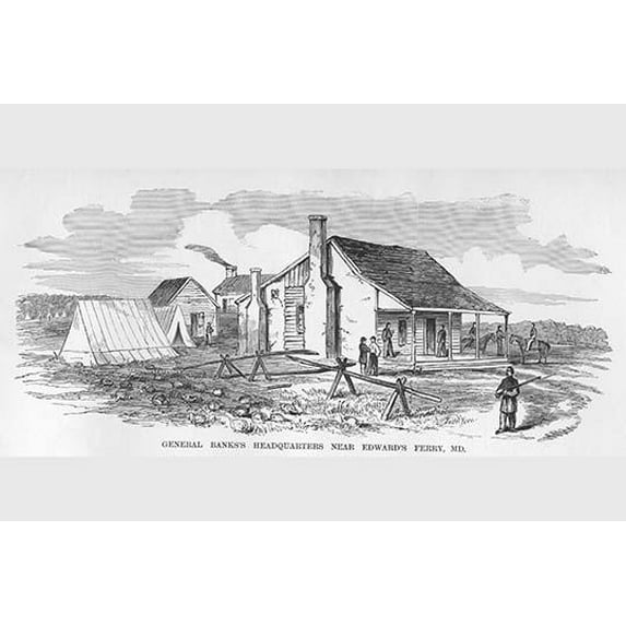 General Bank's Headquarters in Edward's Ferry Maryland-Fine Art Canvas Print (20" x 30")