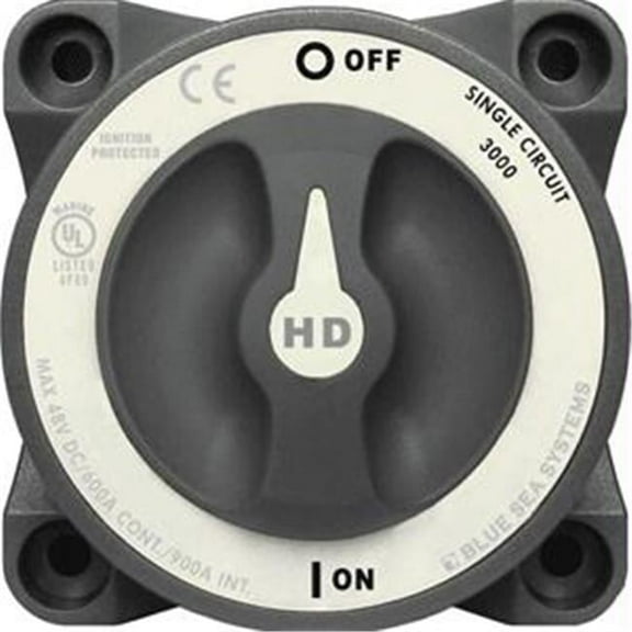 Blue Sea  HD-Series Battery Switch Single Circuit ON/OFF - Blue